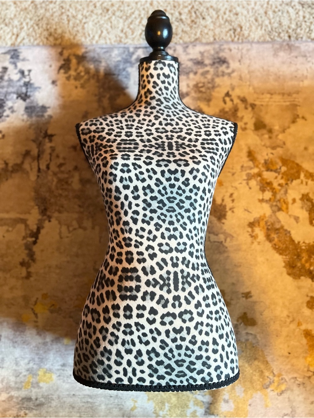 Leopard Print Dress Form Mannequin Torso - Picture 9 of 10